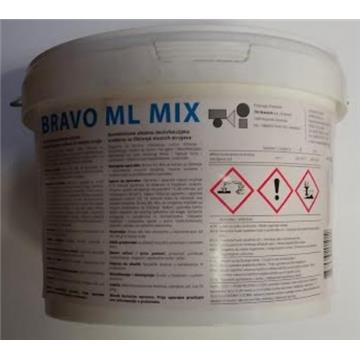 Bravo ML MIX 5 kg čistilno sredstvo za molzne stroje